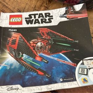 Legos set 75240 Disney Star Wars Major Vonreg's TIE Fighter Resistance AS IS